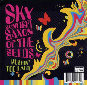 Sky "Sunlight" Saxon - Pushin' Too Hard (Limited Edition Pink Vinyl) - Cleopatra Records