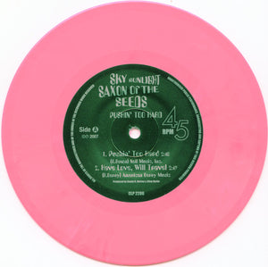 Sky "Sunlight" Saxon - Pushin' Too Hard (Limited Edition Pink Vinyl) - Cleopatra Records