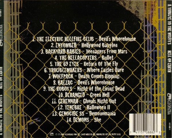 Hell On Earth: A Tribute To The Misfits (CD) - Cleopatra Records