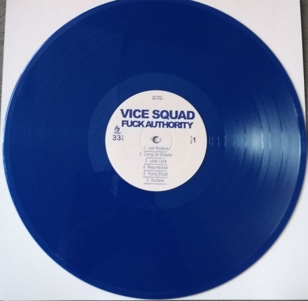 Vice Squad - Fuck Authority (Blue Vinyl LP)