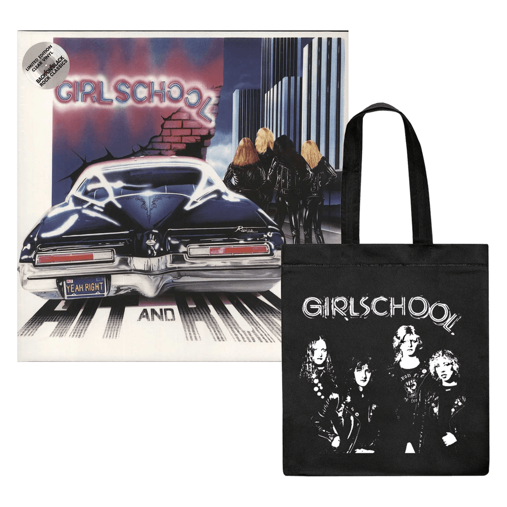 Girlschool - Hit And Run (Limited Edition Clear Vinyl LP Import +