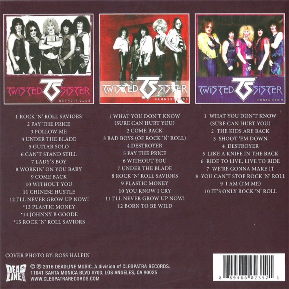 Twisted Sister - Rock 'N' Roll Saviors - The Early Years (3 CD Box Set)