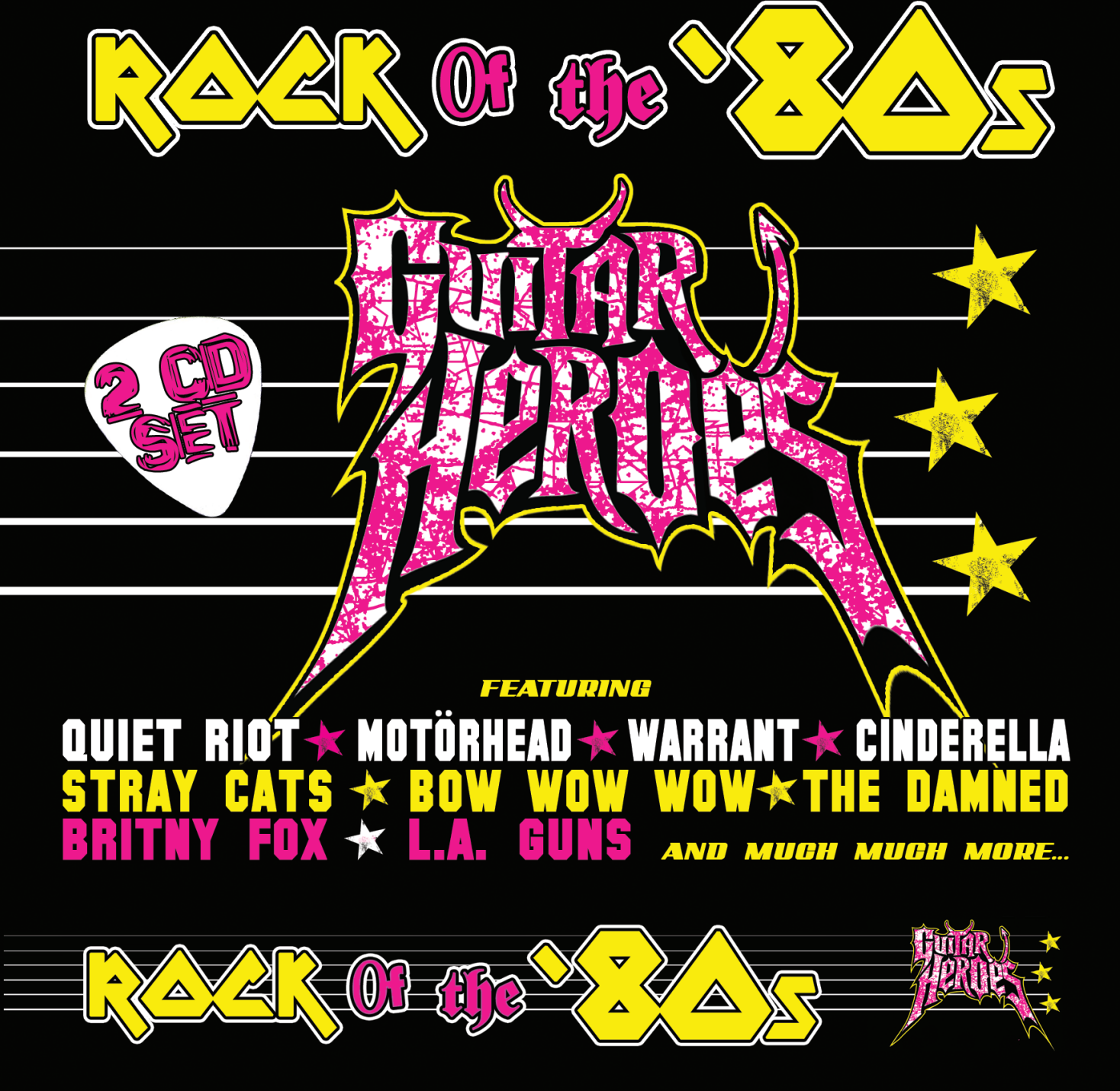 Guitar Heroes - Rock Of The ‘80s (CD) - Cleopatra Records