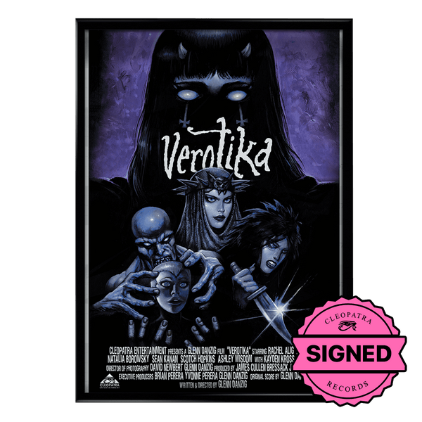 Verotika - Movie Poster (18" x 24" - Signed by Glenn Danzig) - Cleopatra Records