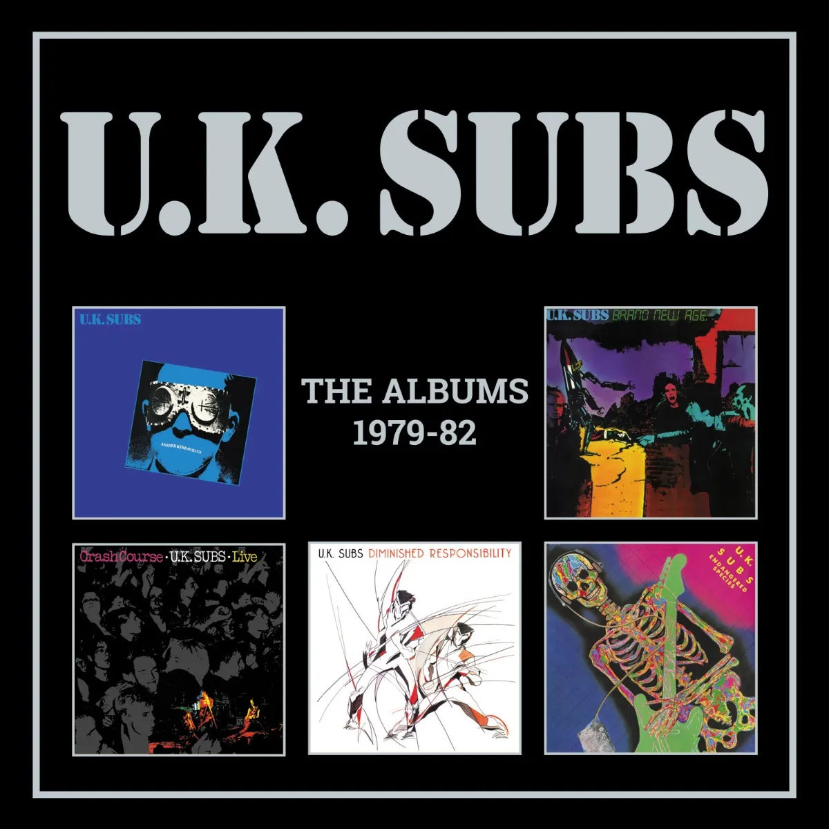 UK Subs - Albums 1979-82 (5CD Clamshell) - Cleopatra Records