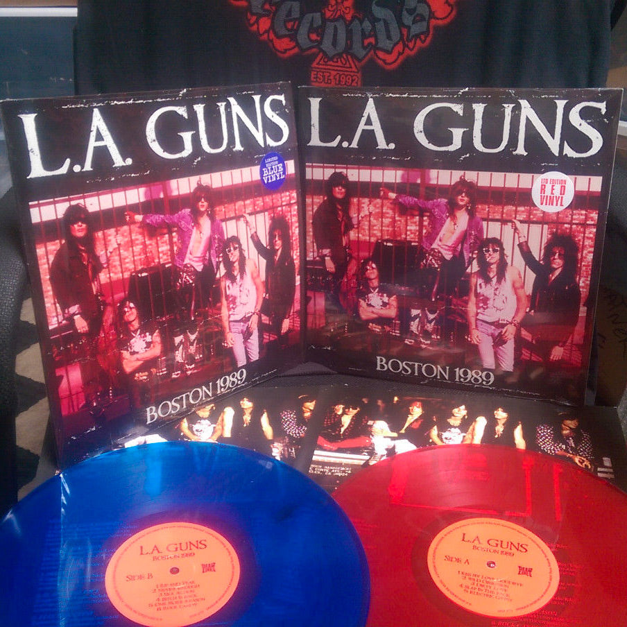 L.A. Guns - Boston 1989 (Limited Edition Colored LP) - Cleopatra Records