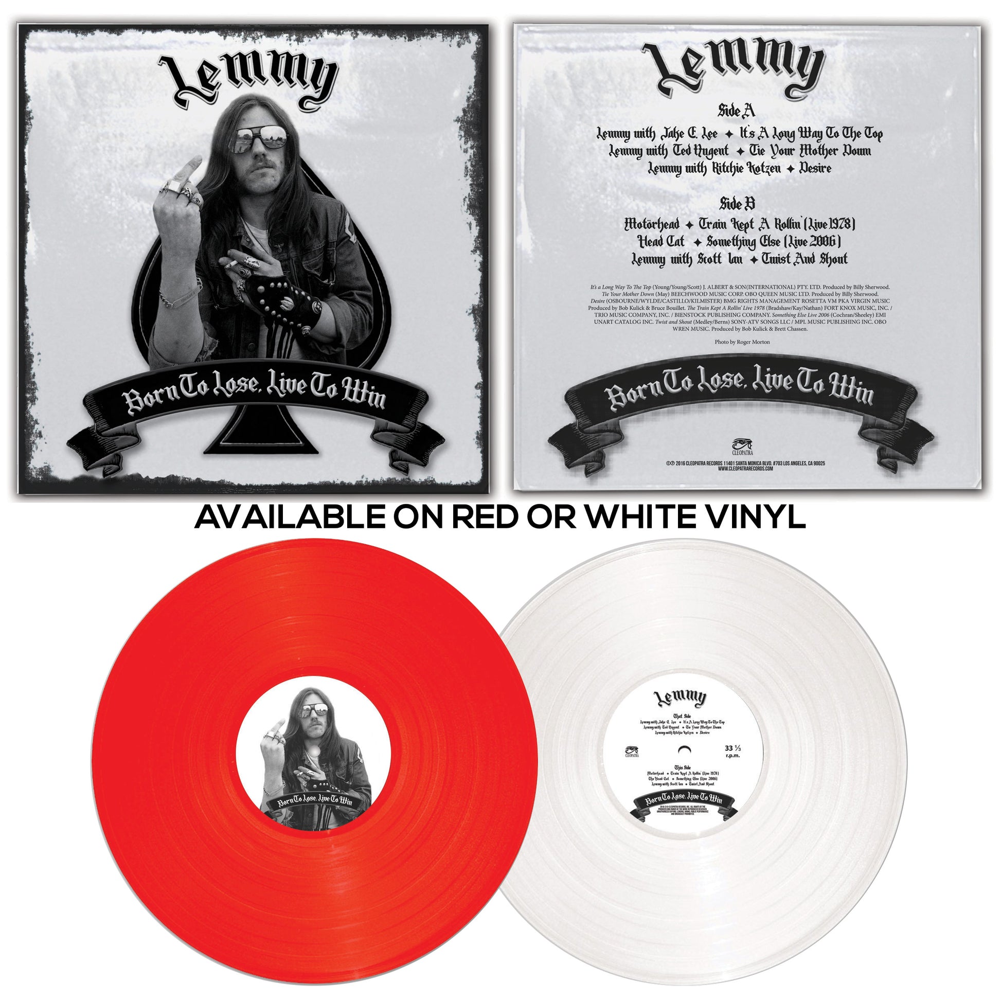 Lemmy - Born To Lose, Live To Win (Limited Edition Color LP)