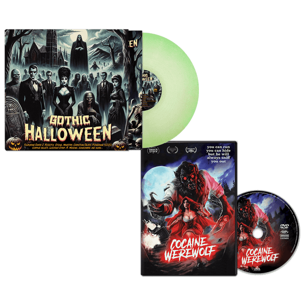Gothic Halloween (Glow in the Dark Vinyl) + Silent Bite (DVD) Bundle - Cleopatra Records
