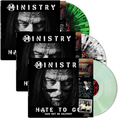 Ministry - Hate To Go - Take Out Or Delivery (Colored Vinyl LP or Deluxe Box Set) - Cleopatra Records