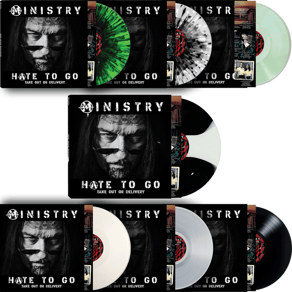 Ministry - Hate To Go - Take Out Or Delivery (Colored Vinyl LP or Deluxe Box Set)