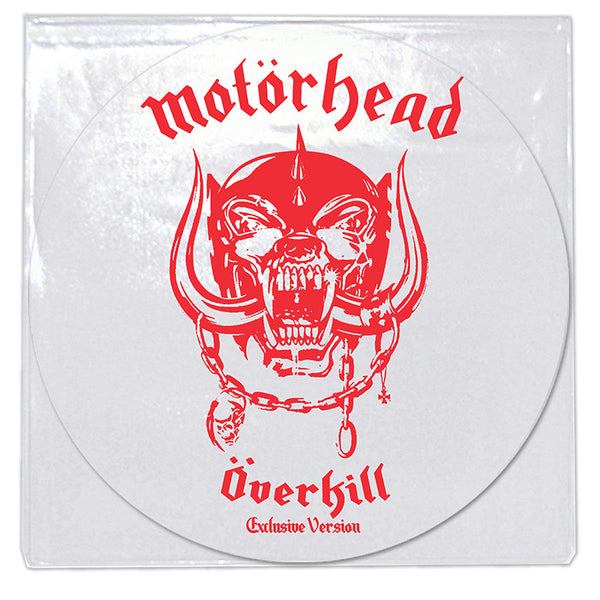 Overkill Motorhead Vector Motörhead - Overkill (Limited Edition White LP) (Out of Print) Breakin