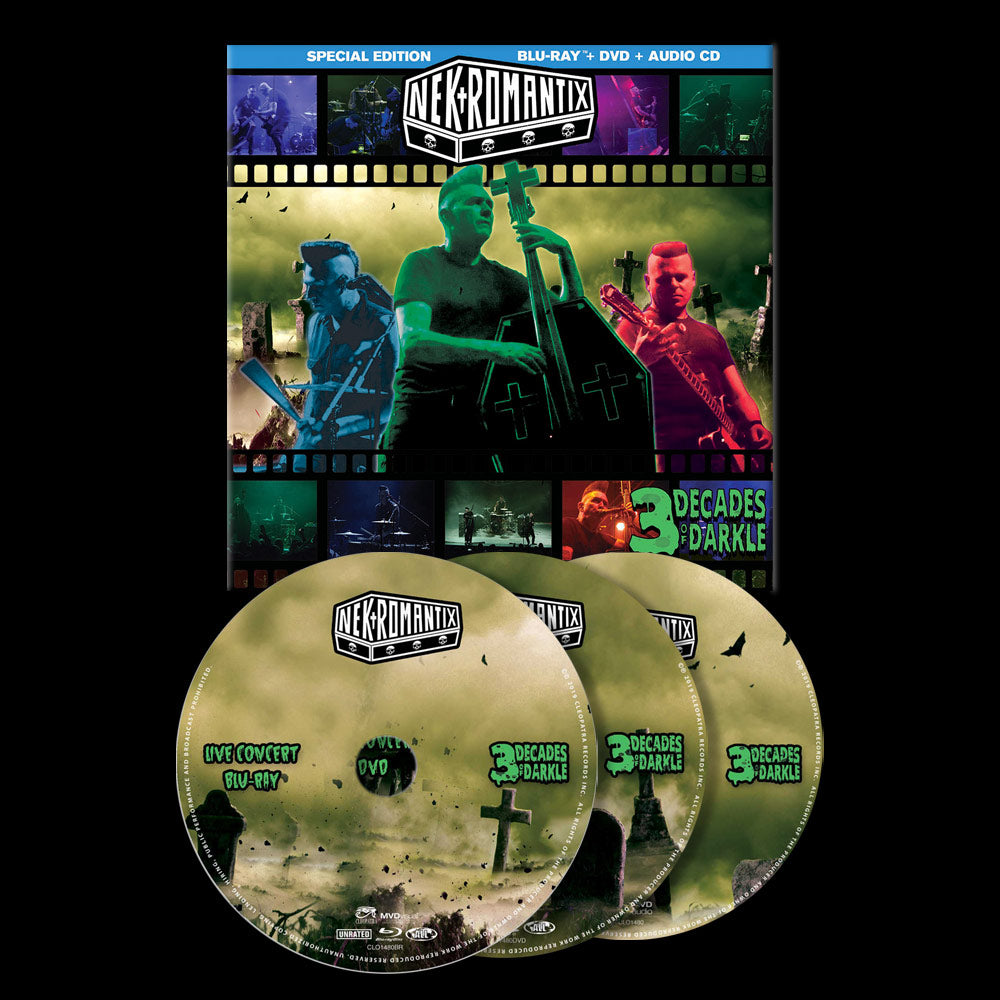 Nekromantix - 3 Decades of Darkle (Blu-Ray + DVD + CD)