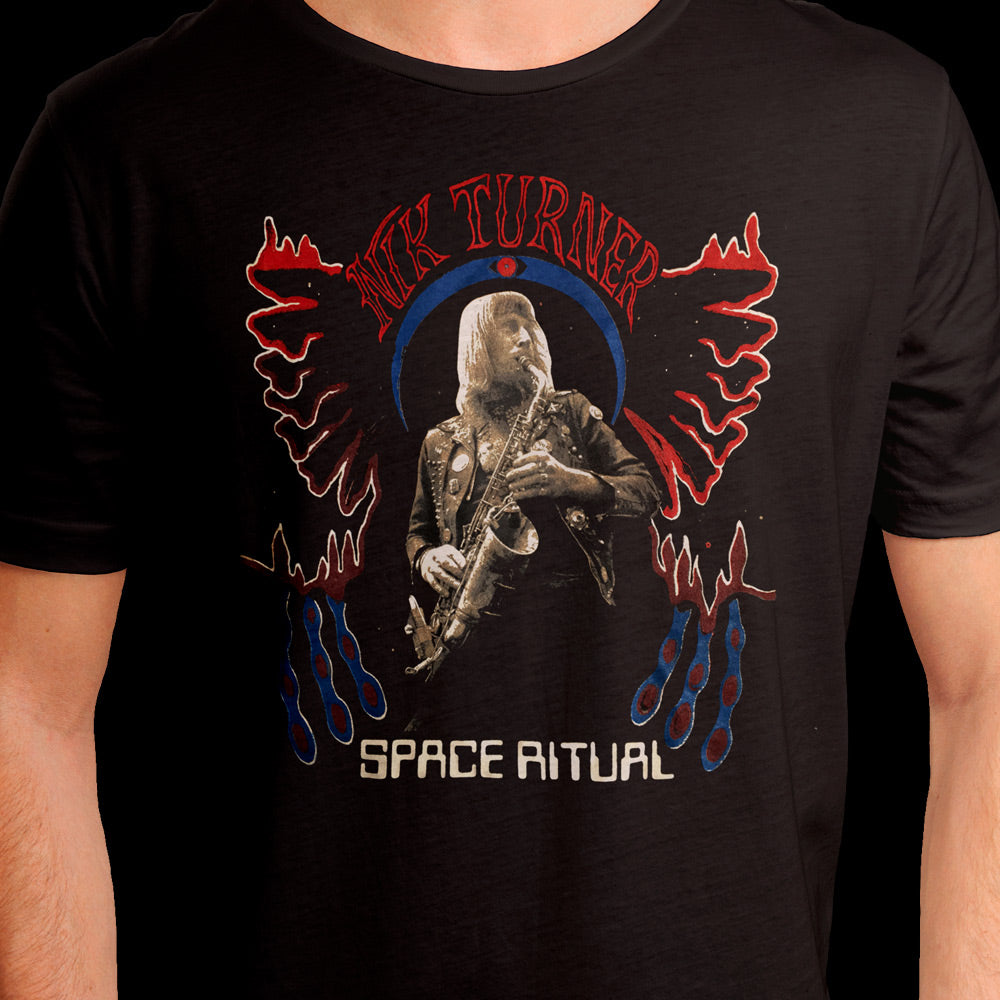Nik Turner - Space Ritual Psychedelic Warlord Sax (Shirt)