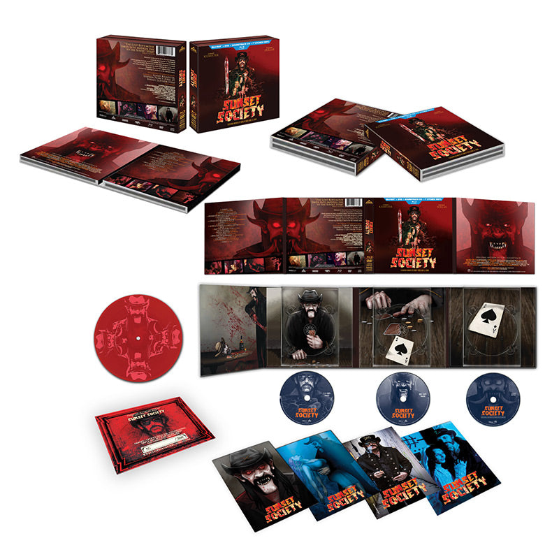 Sunset Society - Limited Deluxe Edition (CD-DVD-Blu-Ray-7" + More!) - Cleopatra Records