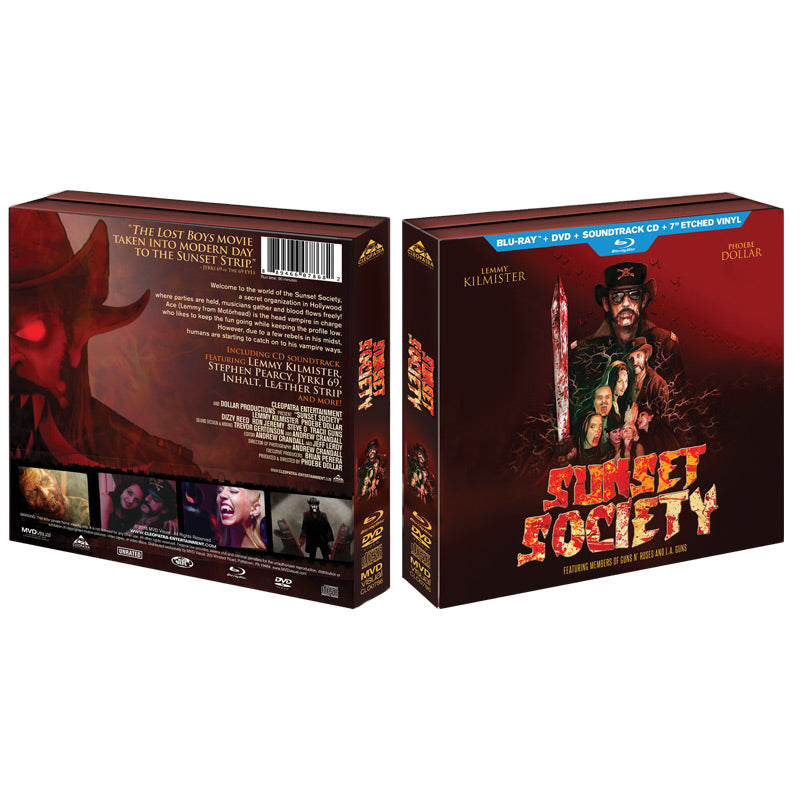 Sunset Society - Limited Deluxe Edition (CD-DVD-Blu-Ray-7" + More!) - Cleopatra Records