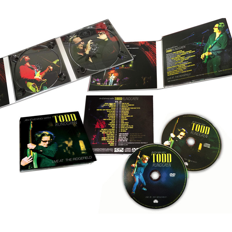 An Evening With Todd Rundgren - Live At Ridgefield (CD + DVD) - Cleopatra Records