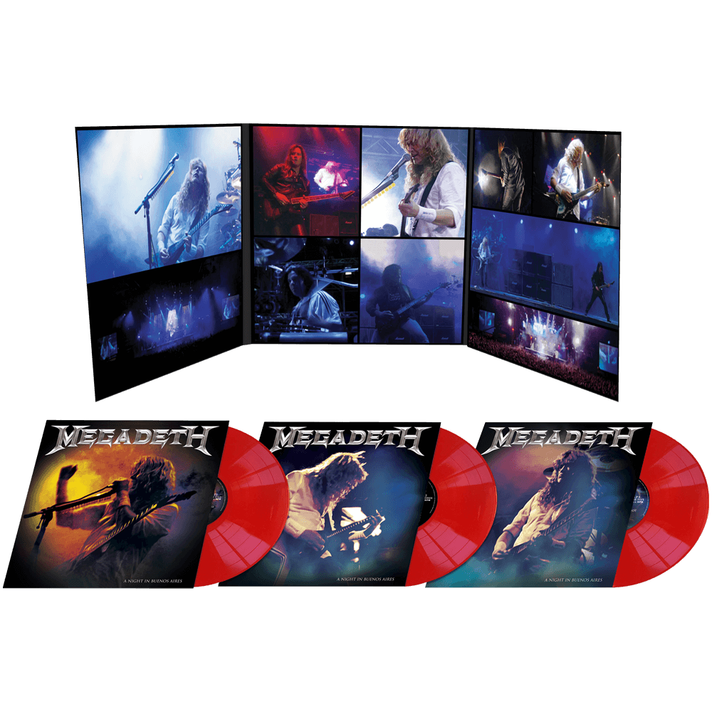 Megadeth - A Night in Buenos Aires (3 Limited Edition Colored Vinyl)
