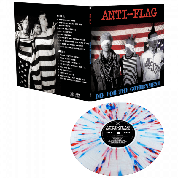 Anti-Flag - Die For The Government (Red, White & Blue Splatter)