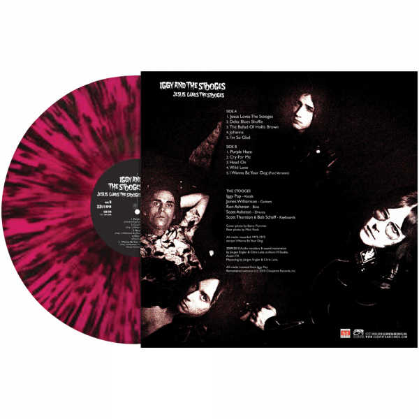 Iggy Pop & The Stooges - Jesus Loves The Stooges (Limited Edition Pink Splatter Vinyl)