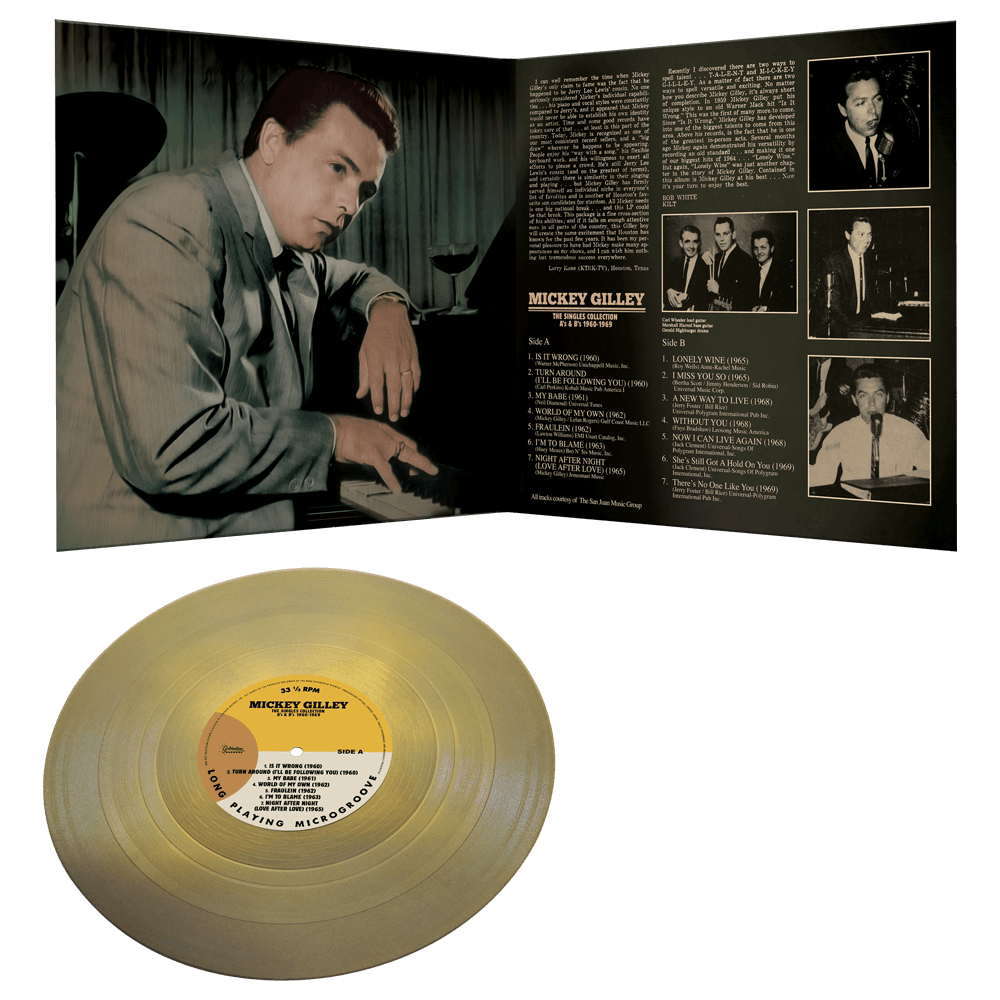 Mickey Gilley - The Singles Collection A's & B's 1960-1969 (Limited Edition Gold Vinyl)