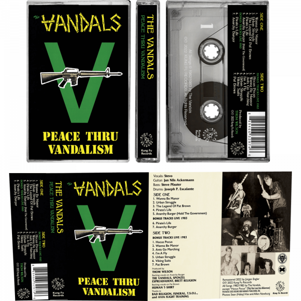 The Vandals - Peace Thru Vandalism (Limited Edition Cassette)