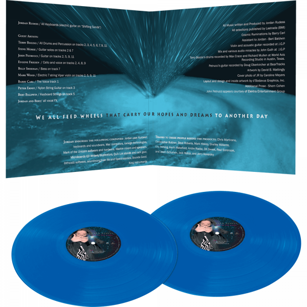 Jordan Rudess - Feeding the Wheel (Blue Double Vinyl)