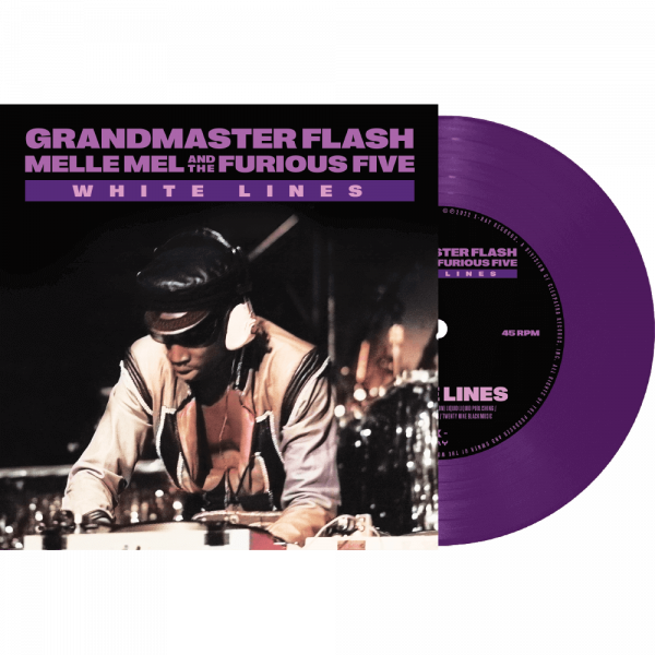 Grandmaster Flash Melle Mel and the Furious Five - White Lines (Purple 7" Vinyl)
