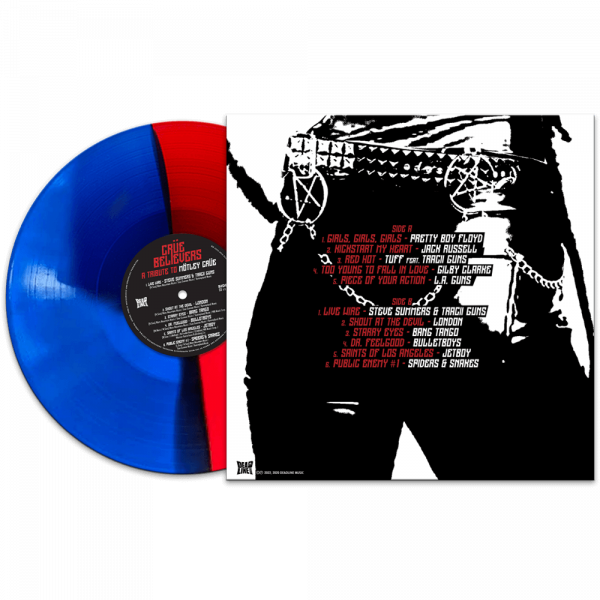 Crüe Believers - a Tribute to Mötley Crüe (Red/Blue Vinyl)