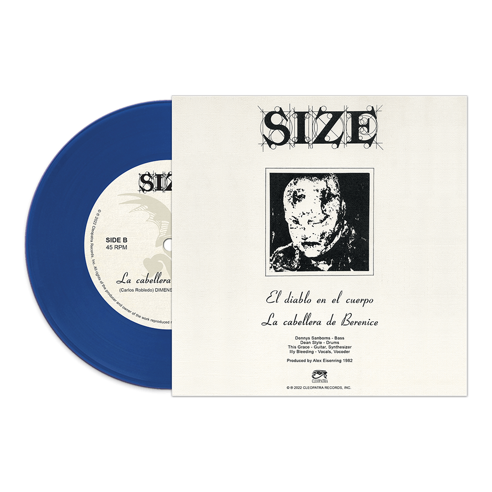 Size - El Diablo En El Cuerpo (Blue 7" Vinyl)