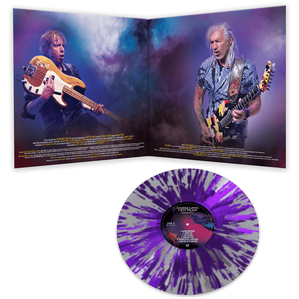 George Lynch & Jeff Pilson – Heavy Hitters II (Silver/Purple Splatter Vinyl)