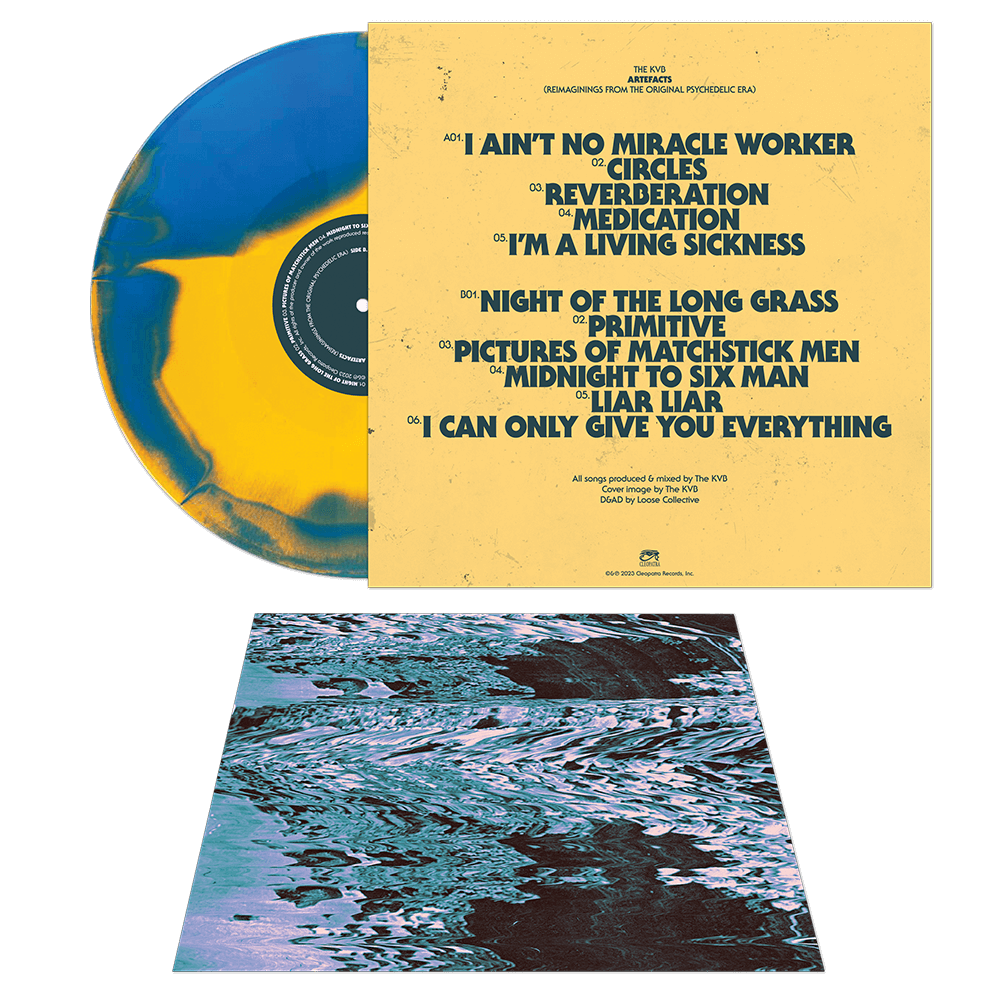 The KVB - Artefacts (Reimaginings From The Original Psychedelic Era (Blue/Yellow Haze Vinyl)