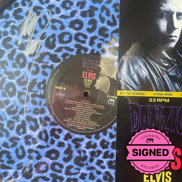 Danzig Sings Elvis (Signed Blue Leopard Picture Disc Vinyl)