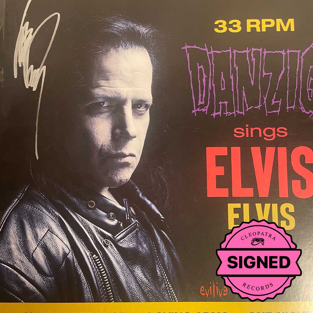 Danzig Sings Elvis (Gatefold Blue Vinyl - Signed)