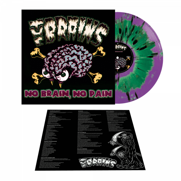The Brains - No Brain, No Pain (Purple/Green Haze Splatter Vinyl)