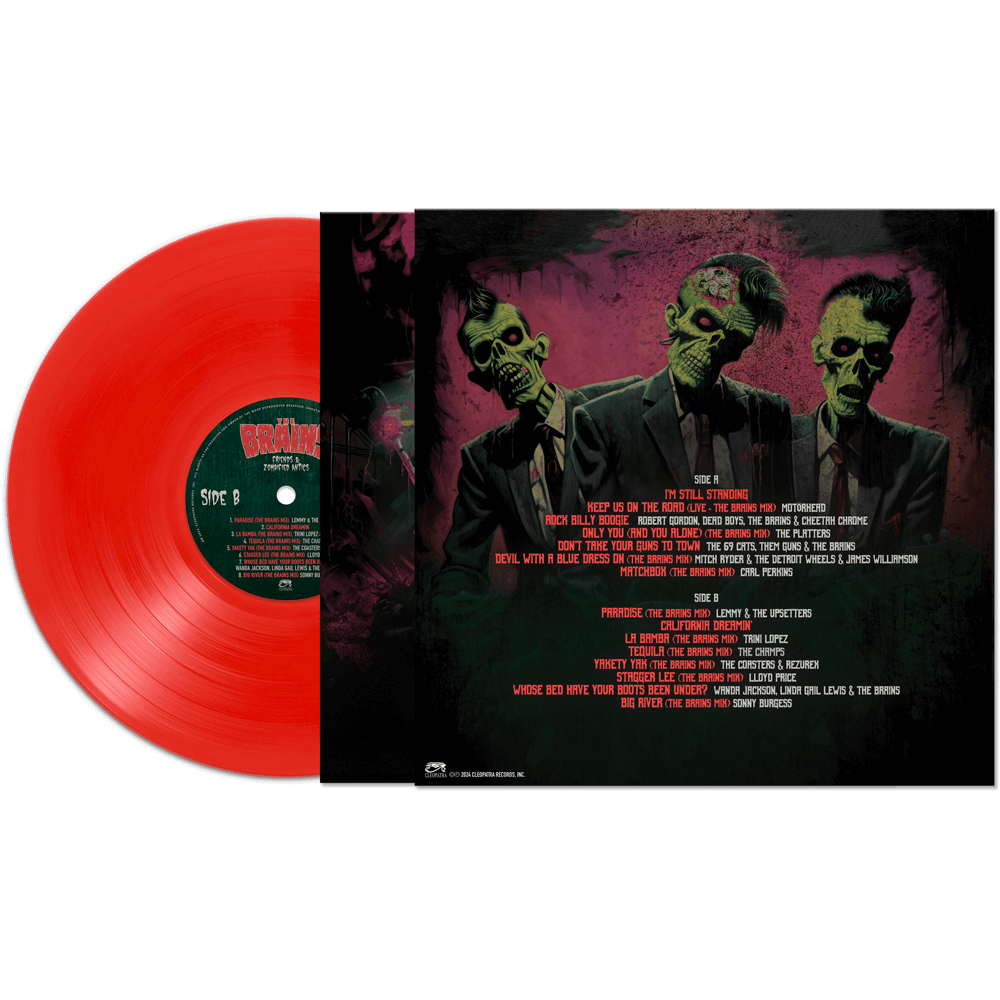 The Brains - Friends & Zombified Antics (Red Vinyl)